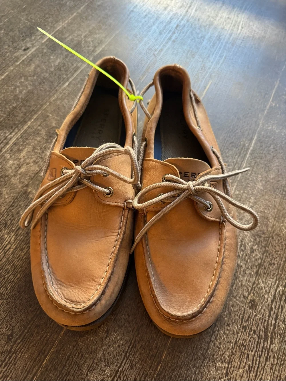 Sperry Top-Sider Men's Casual Leather Boat Shoes - Tan 9.5M